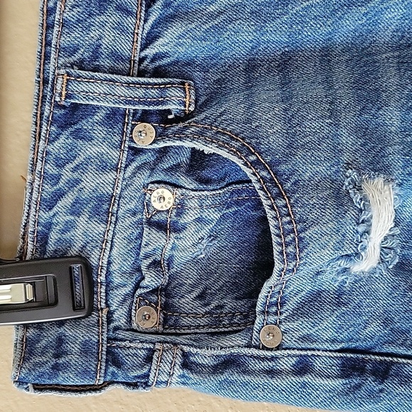 Aeropostale Womens 90s Baggy Ripped Denim Jeans - Size 6 - Picture 4 of 8